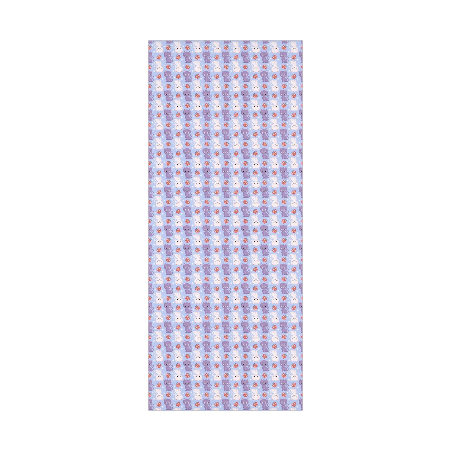 Plaid Kitten & Butterfly Birthday Wrapping Paper