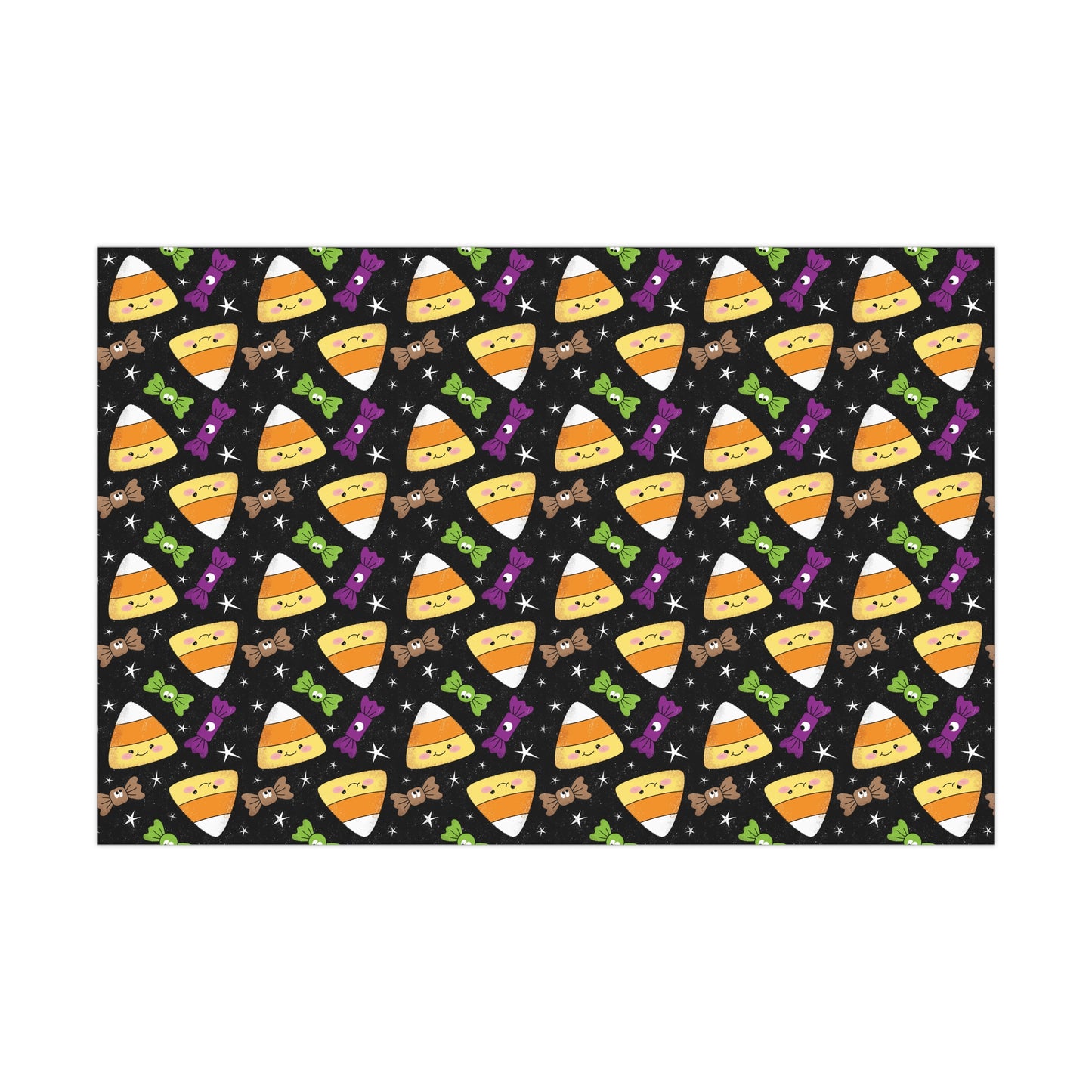 Halloween Candy Corn Wrapping Paper