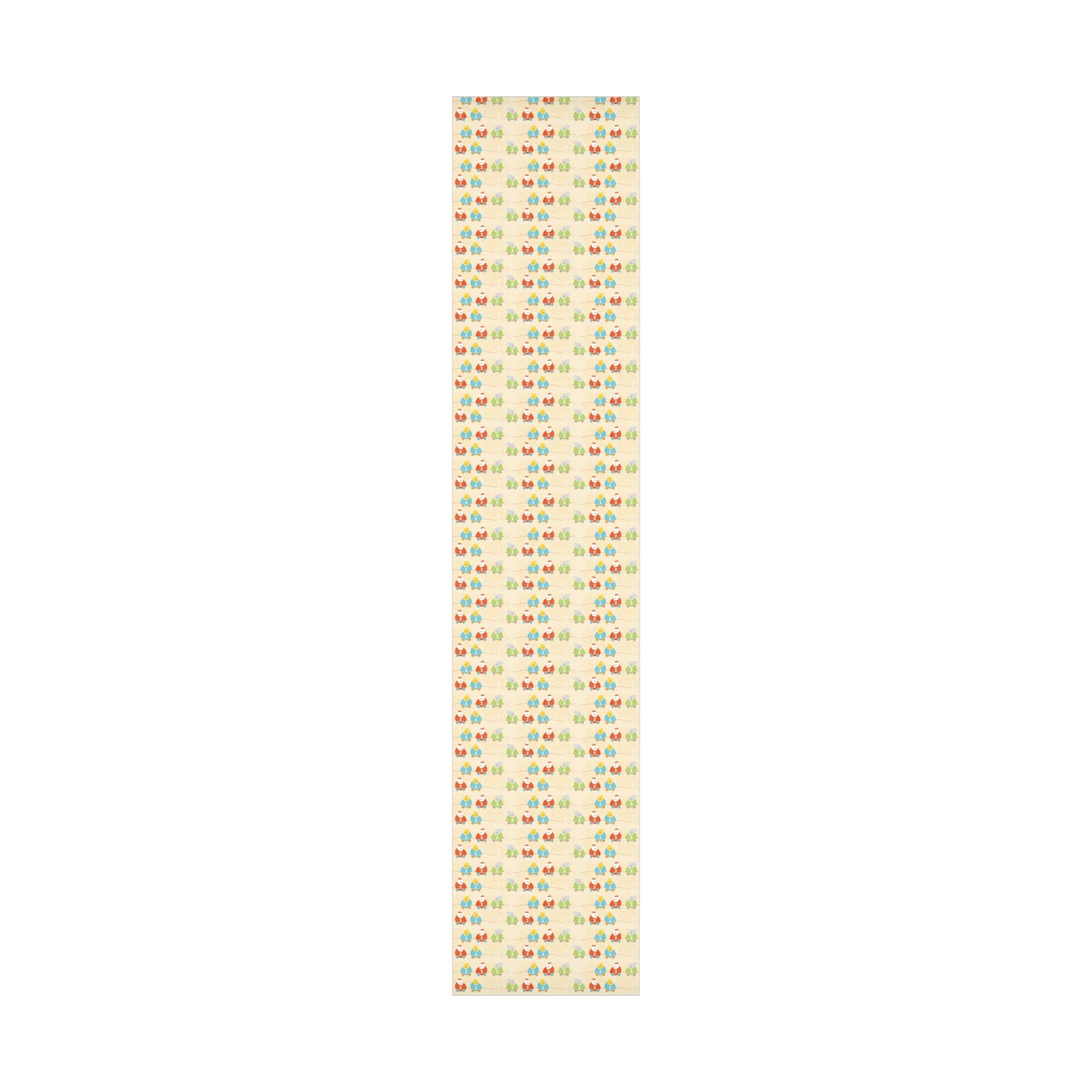 Adorable Race Car Pull Toy Wrapping Paper