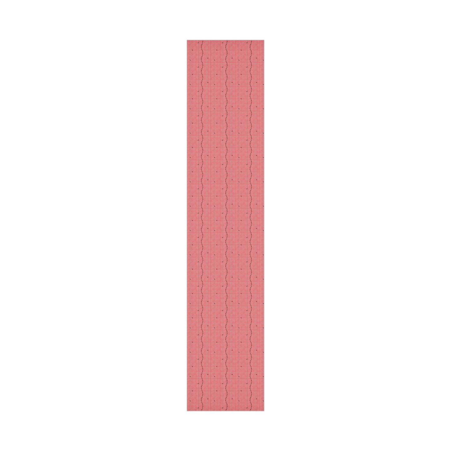 Red & White Gingham Marching Ants Wrapping Paper