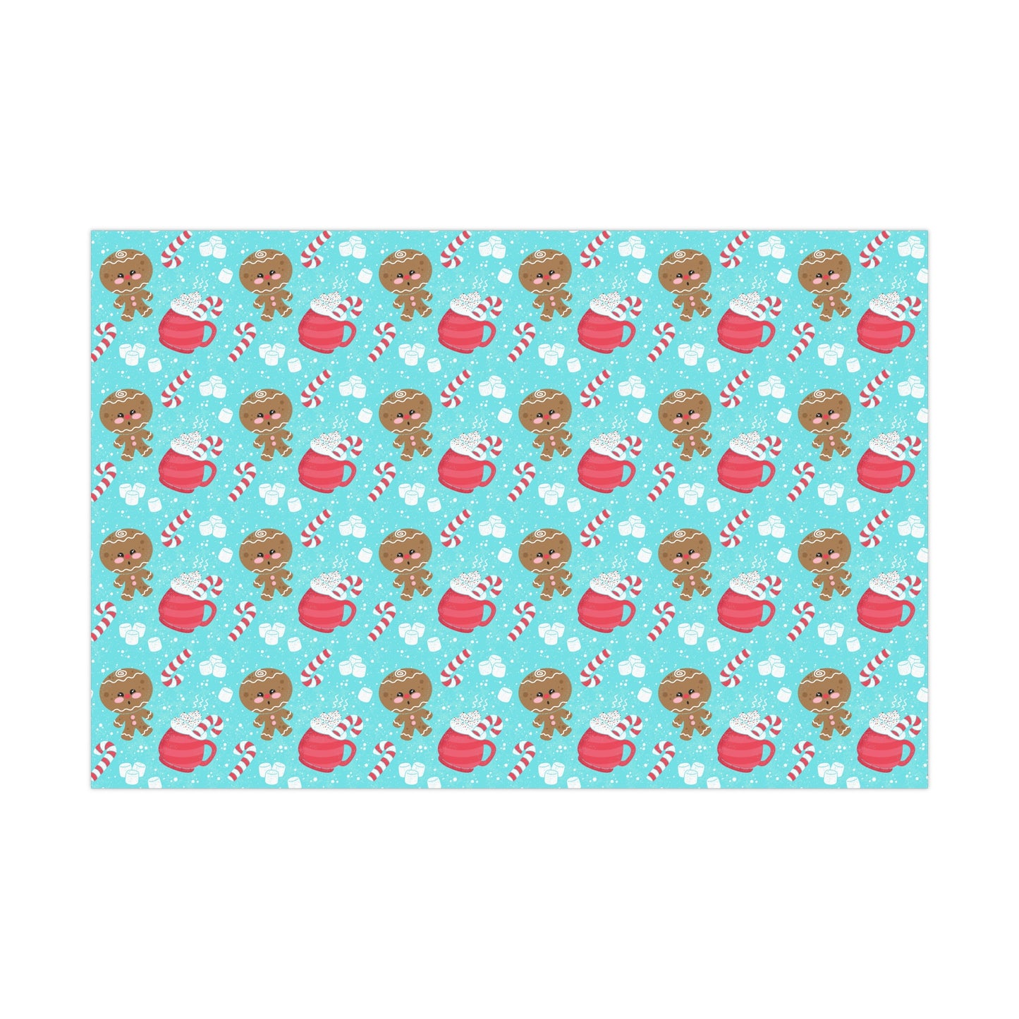 The Gingerbread Man Christmas Wrapping Paper