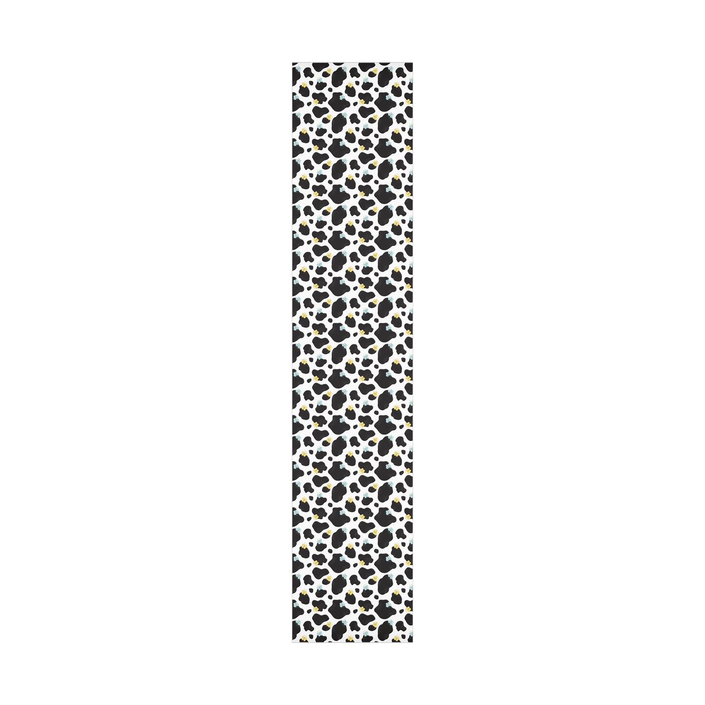 Dairy Cow Print with Butterflies Wrapping Paper