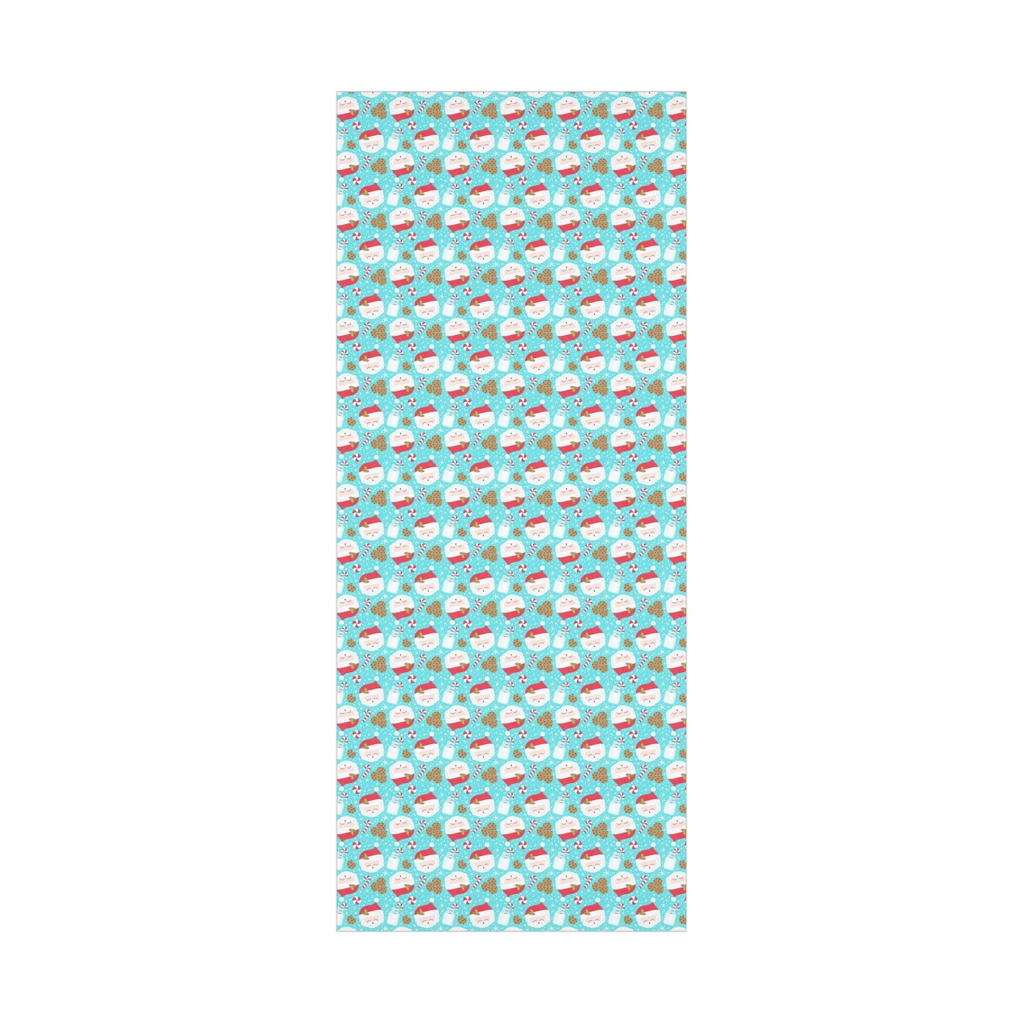 Santa Cookies & Milk Christmas Wrapping Paper