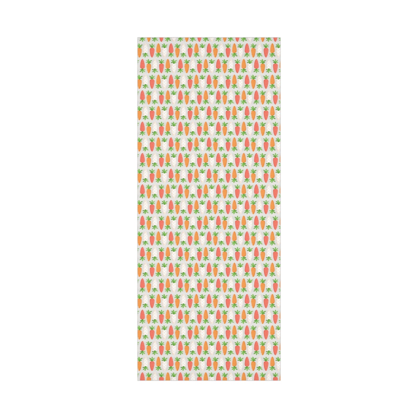 Cute Spring & Summer Carrots Wrapping Paper
