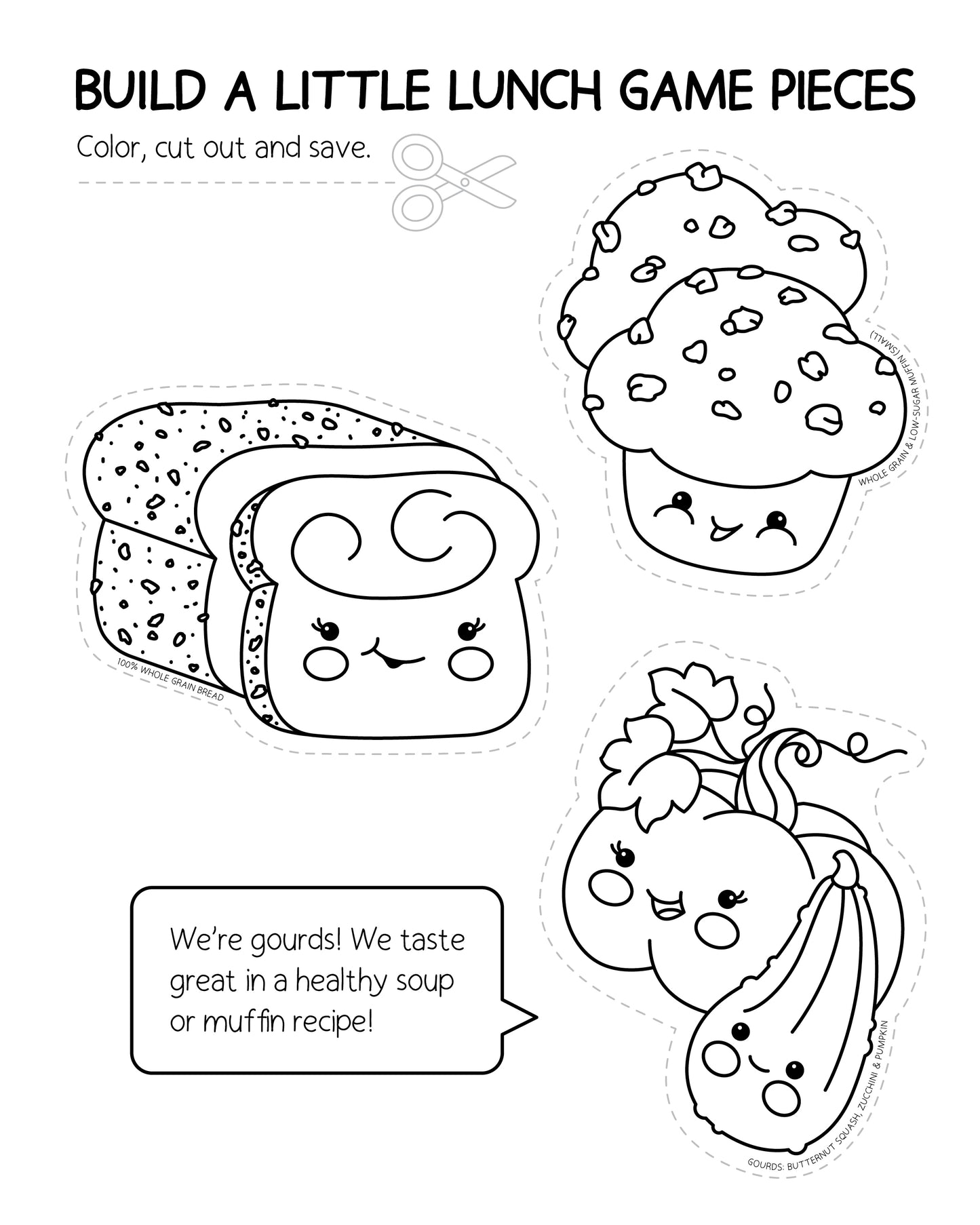 Build A Little Lunchbox Coloring Book & Building Activity