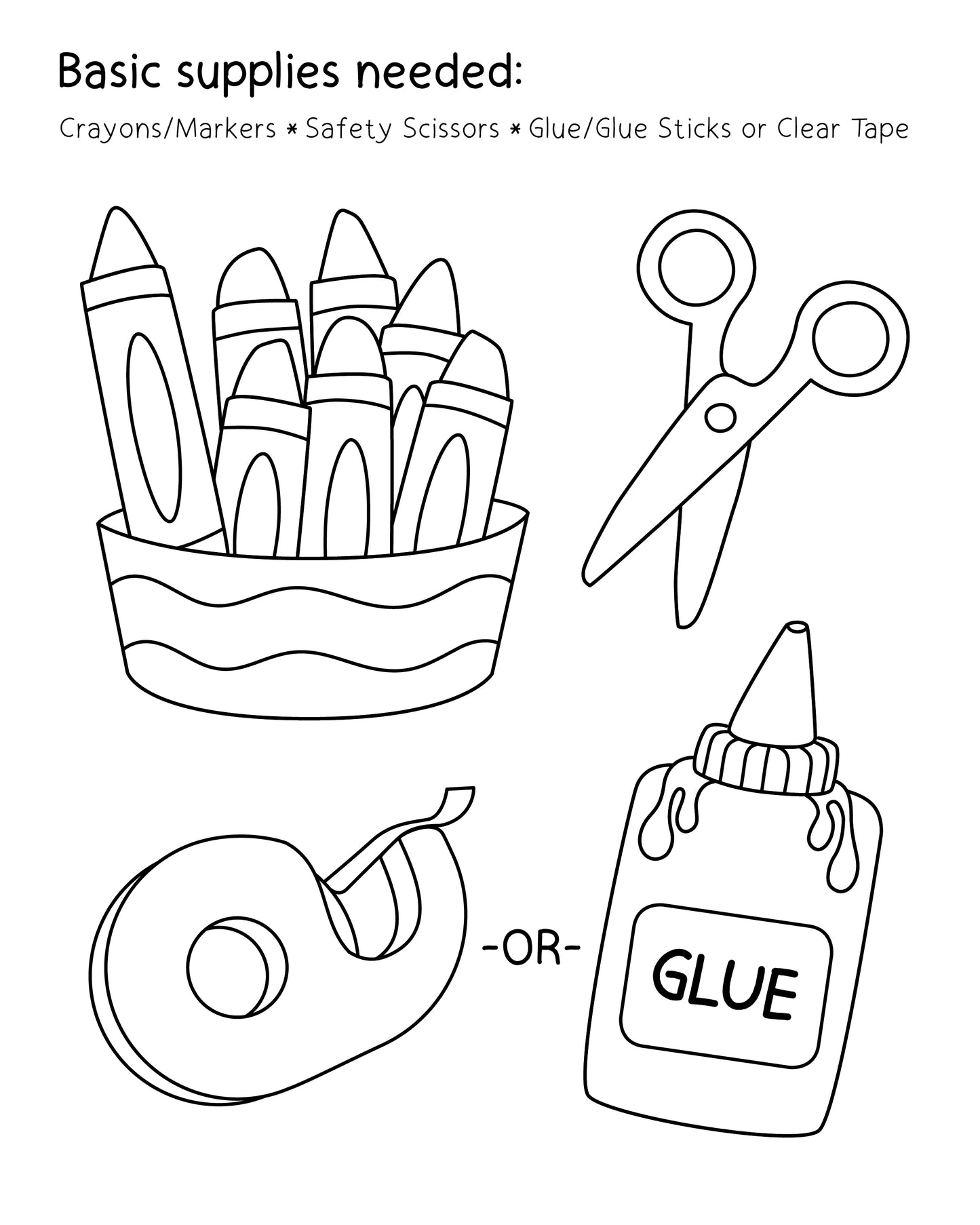 Build A Little Lunchbox Coloring Book & Building Activity
