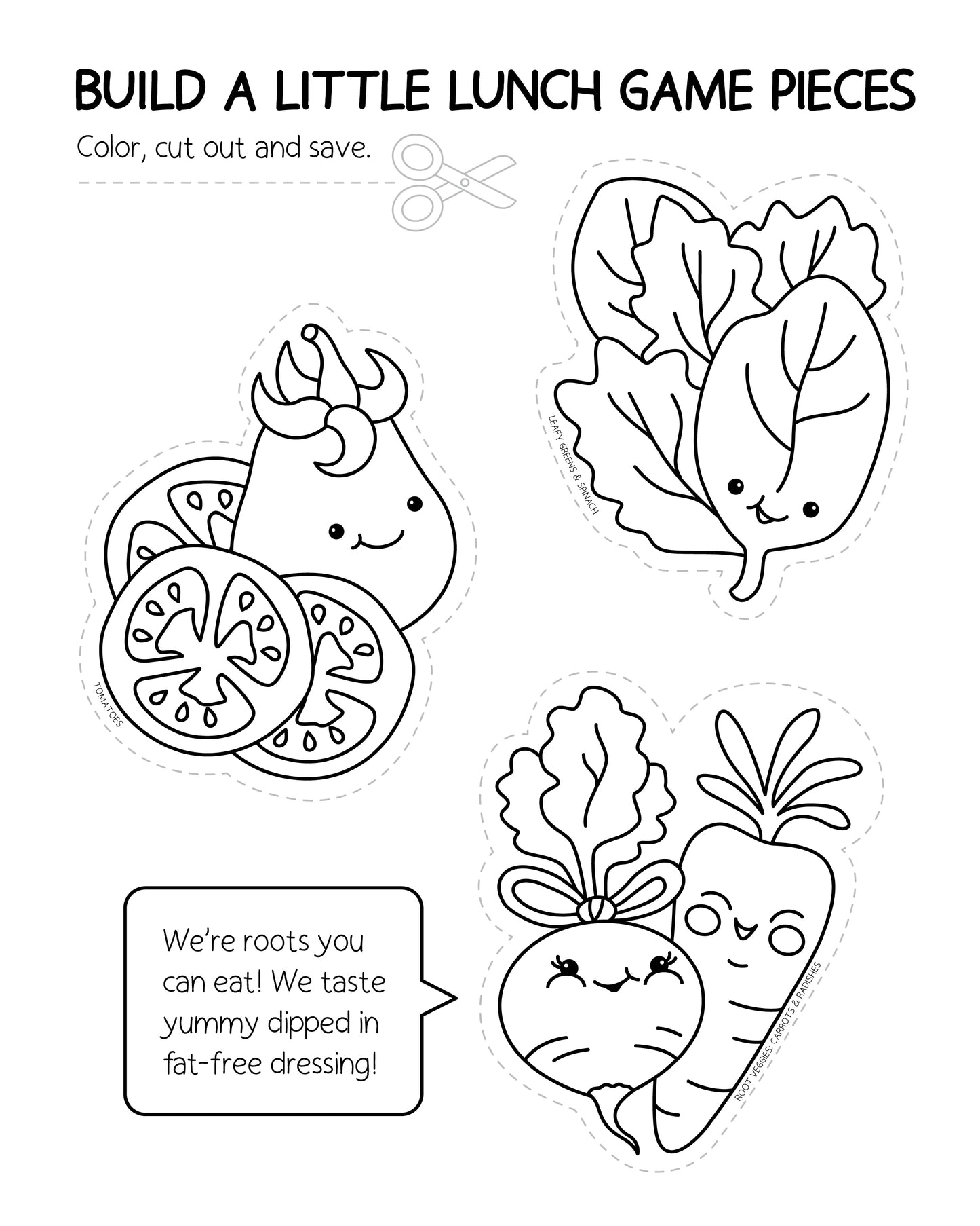 Build A Little Lunchbox Coloring Book & Building Activity