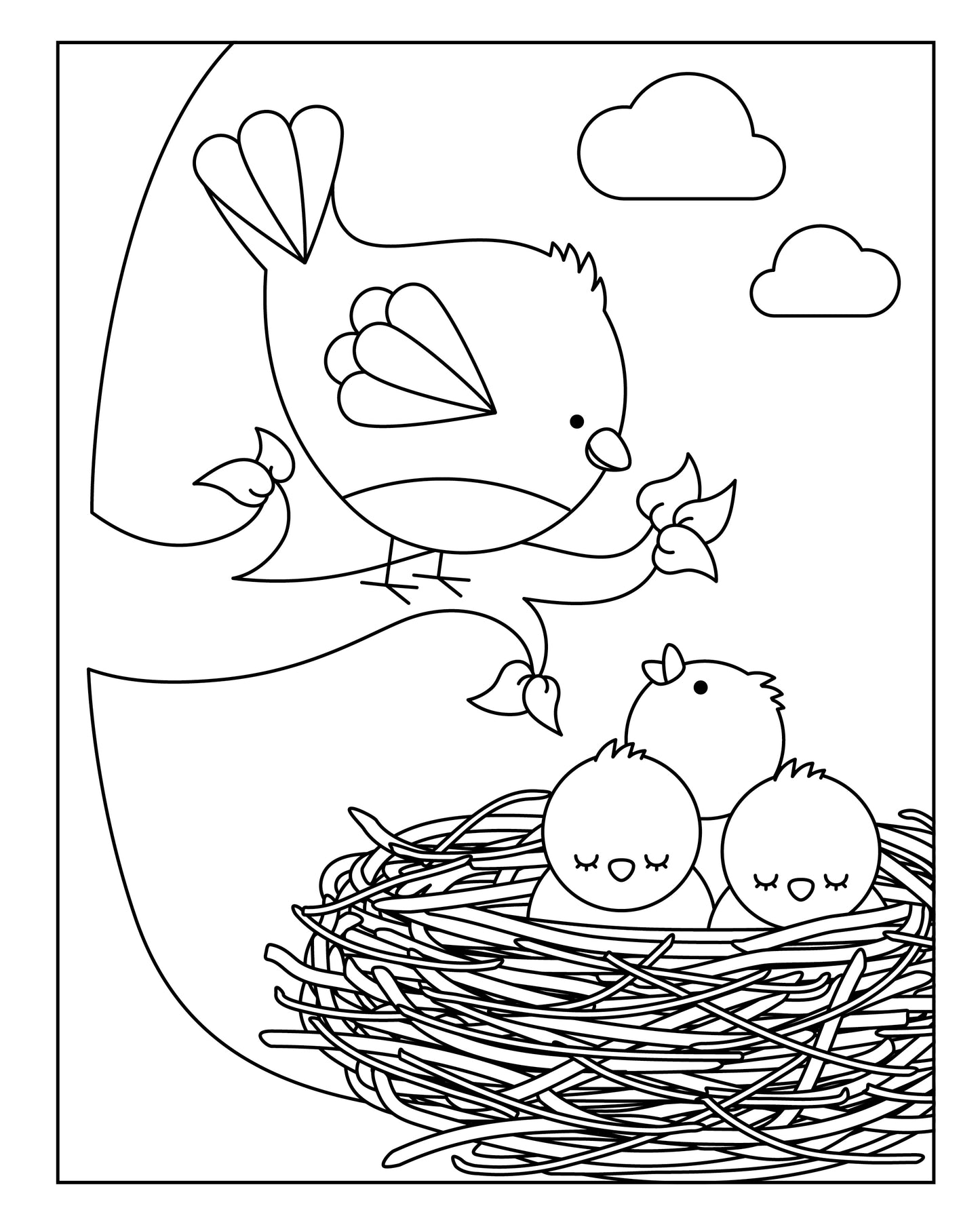 Cute Critters Coloring Book & Board Game