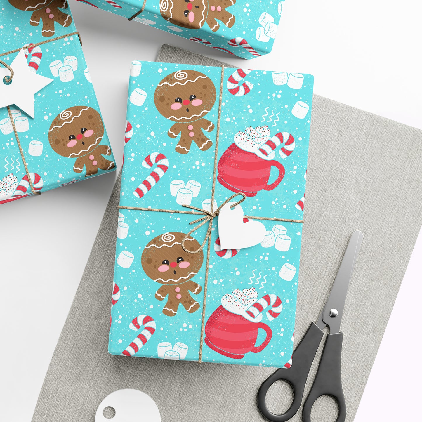 The Gingerbread Man Christmas Wrapping Paper