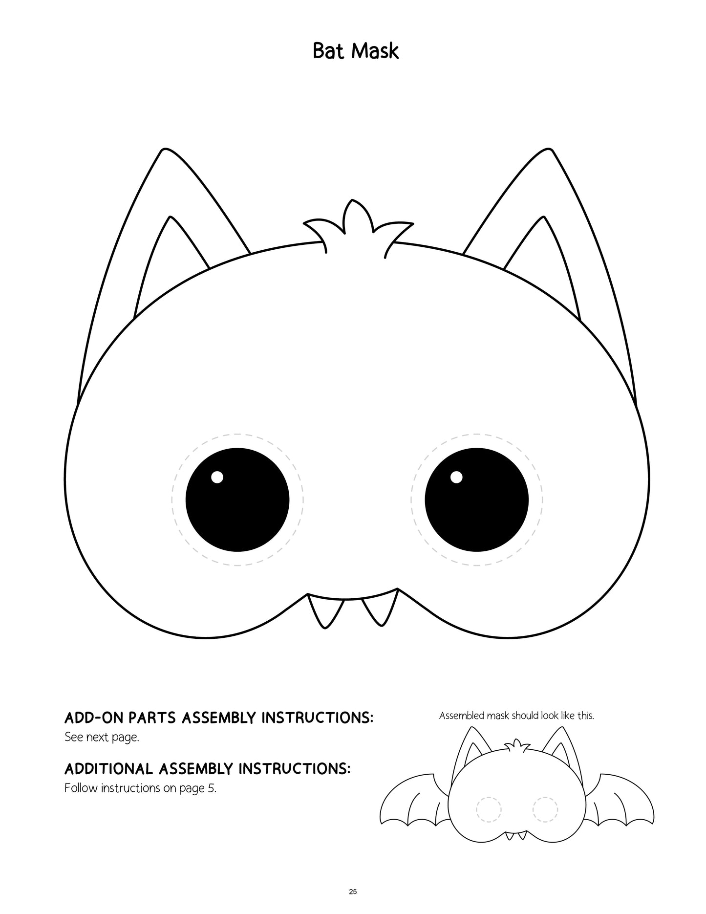 Printable Halloween Mask Making Mania Craft