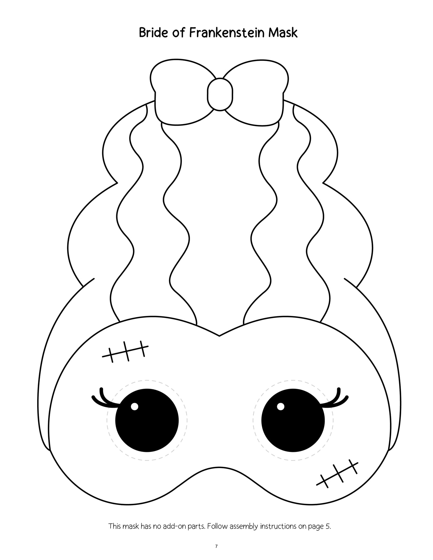 Printable Halloween Mask Making Mania Craft