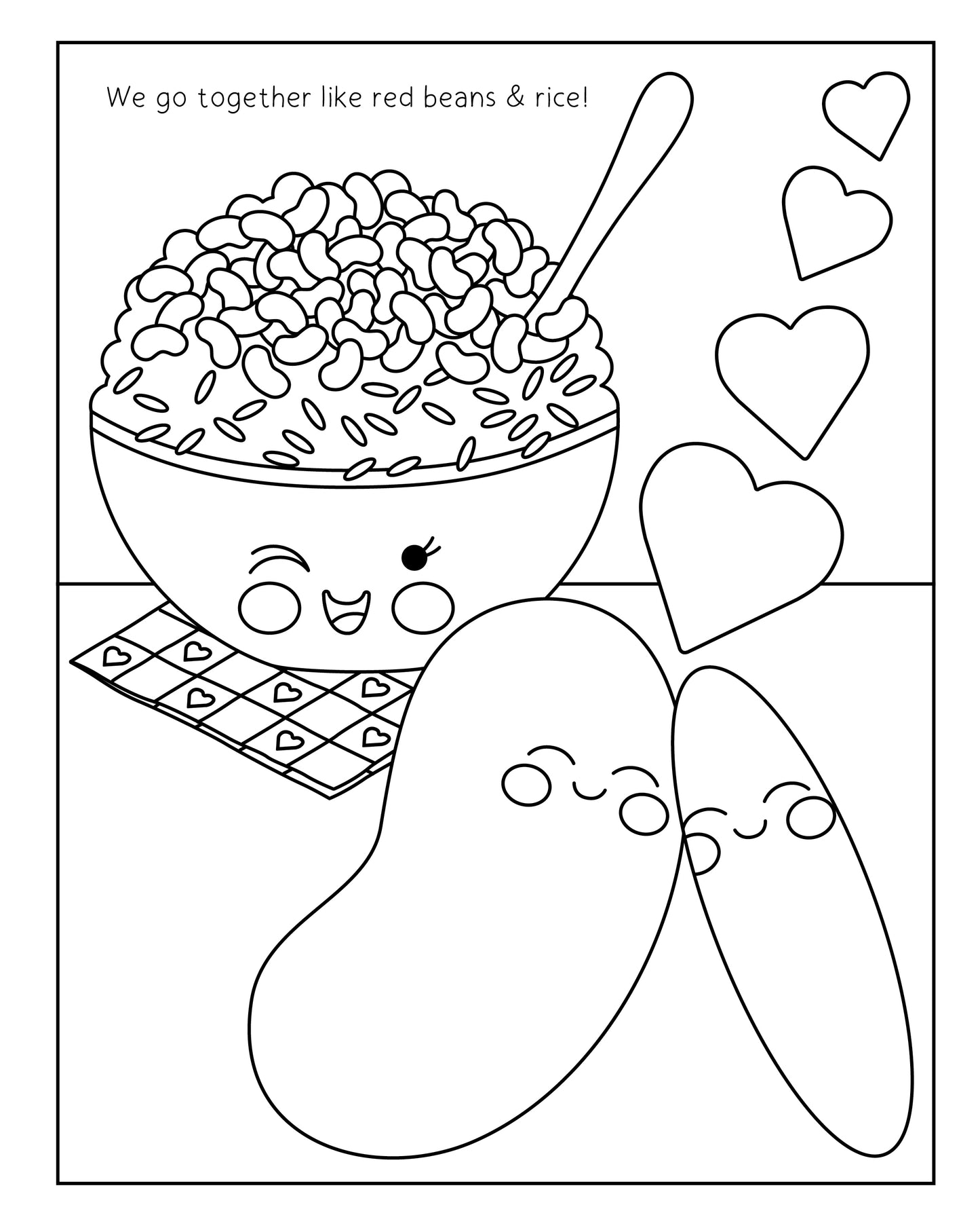 Valentine's Day Coloring Book & Card Making