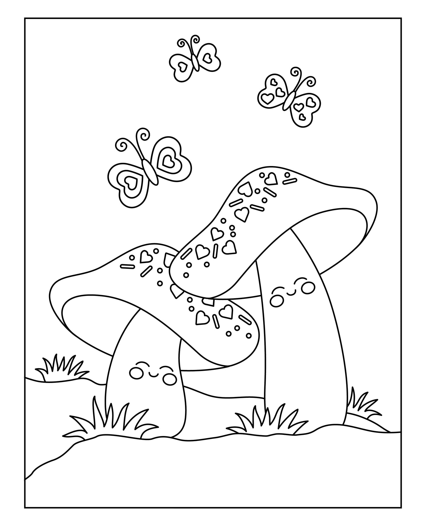 Valentine's Day Coloring Book & Card Making