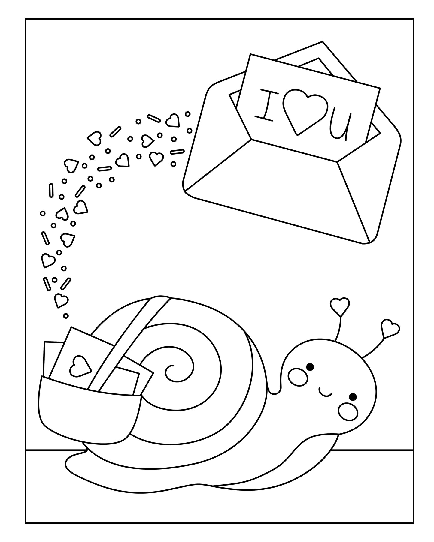 Valentine's Day Coloring Book & Card Making