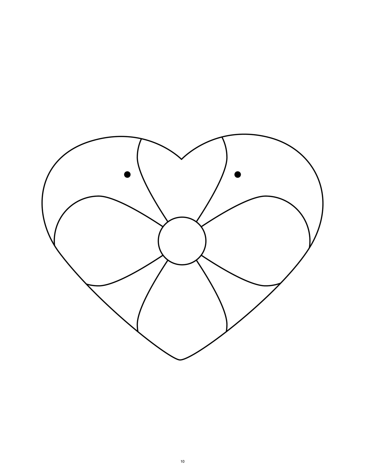 Printable Valentine's Day Heart Garland Craft for Kids