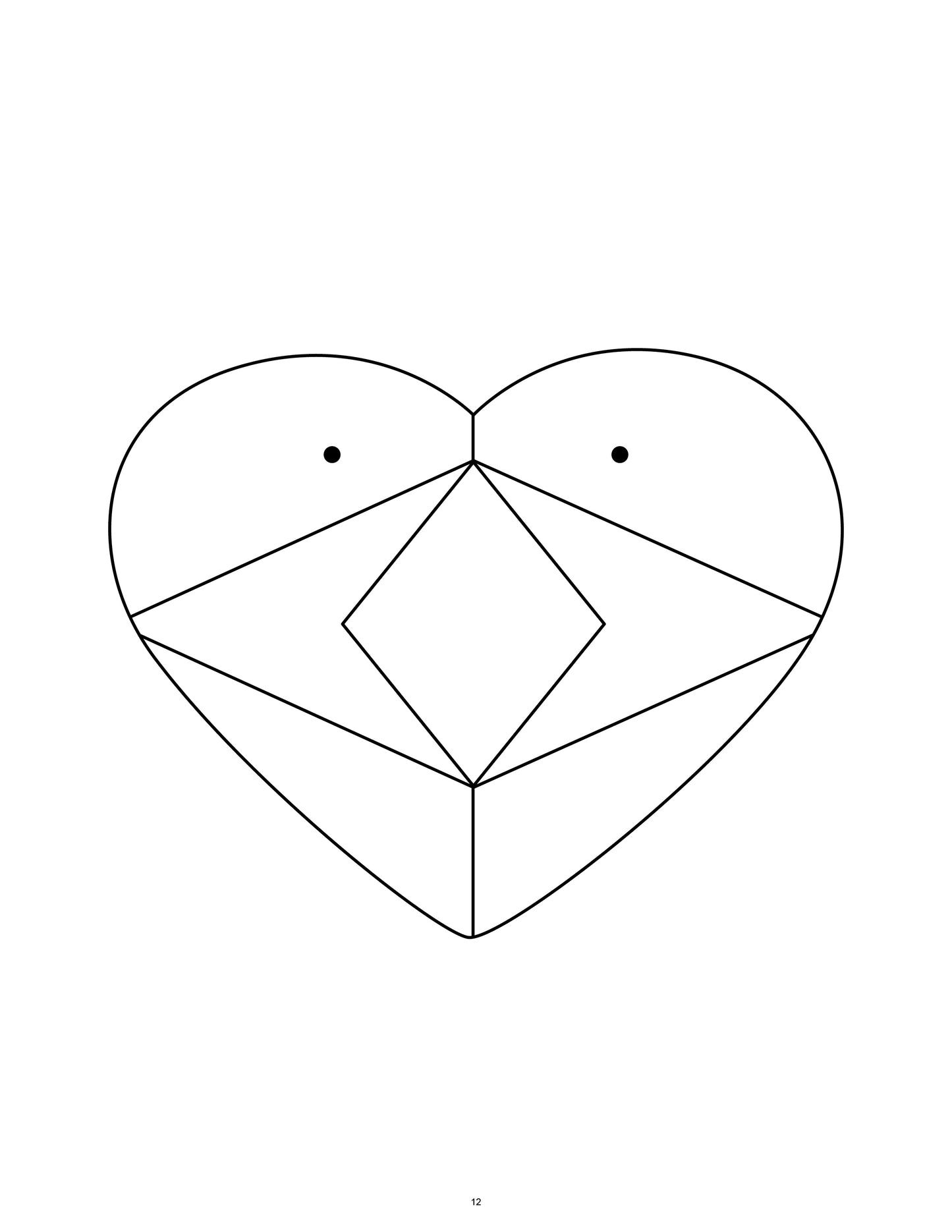 Printable Valentine's Day Heart Garland Craft for Kids