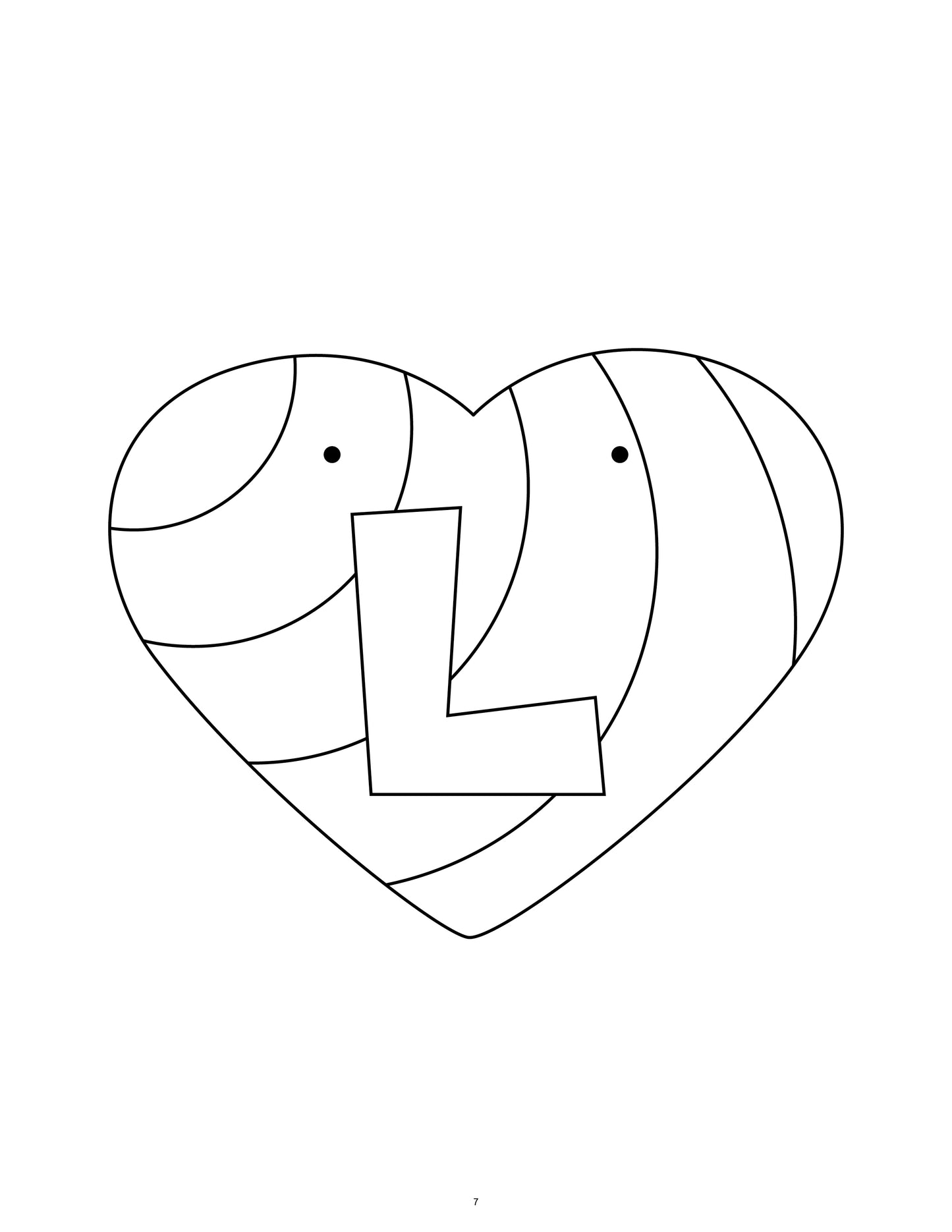 Printable Valentine's Day Heart Garland Craft for Kids
