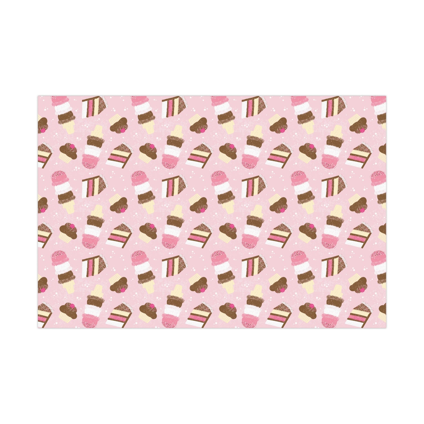Neapolitan Treats Birthday Wrapping Paper