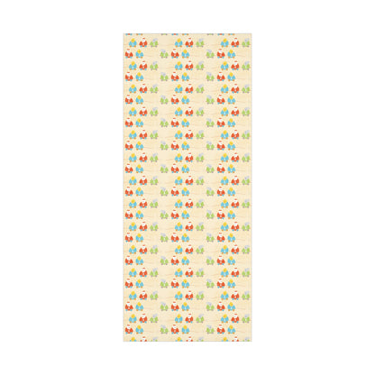 Adorable Race Car Pull Toy Wrapping Paper