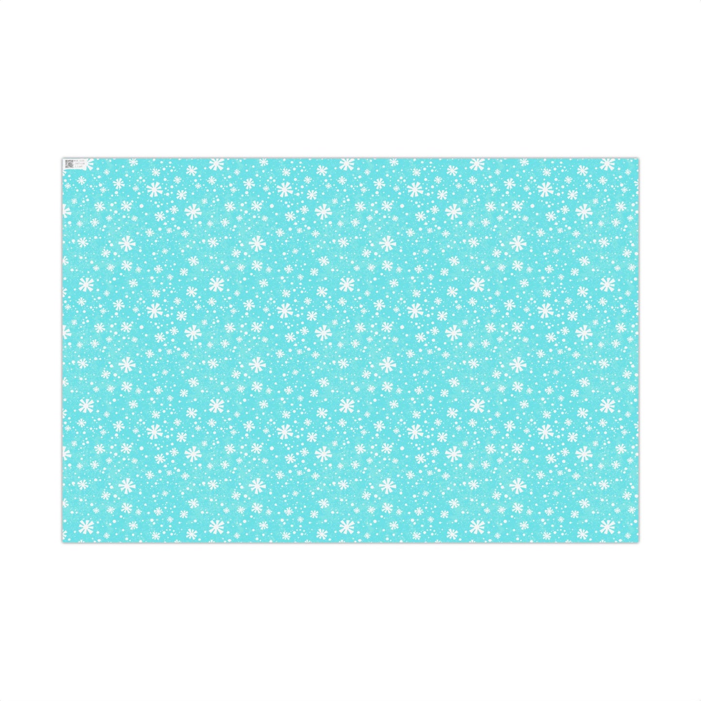 Winter Snow with Snowflakes Christmas Wrapping Paper