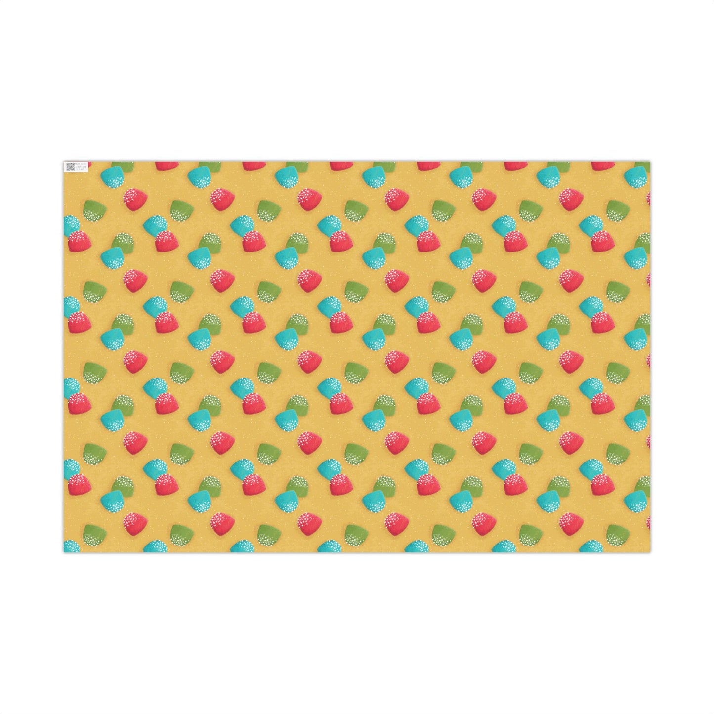 Holiday Gumdrops Sprinkled with Sugar Christmas Wrapping Paper