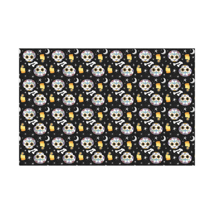 Halloween Day of the Dead Skeleton Wrapping Paper