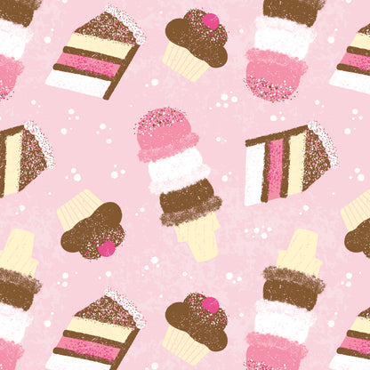 Neapolitan Treats Birthday Wrapping Paper