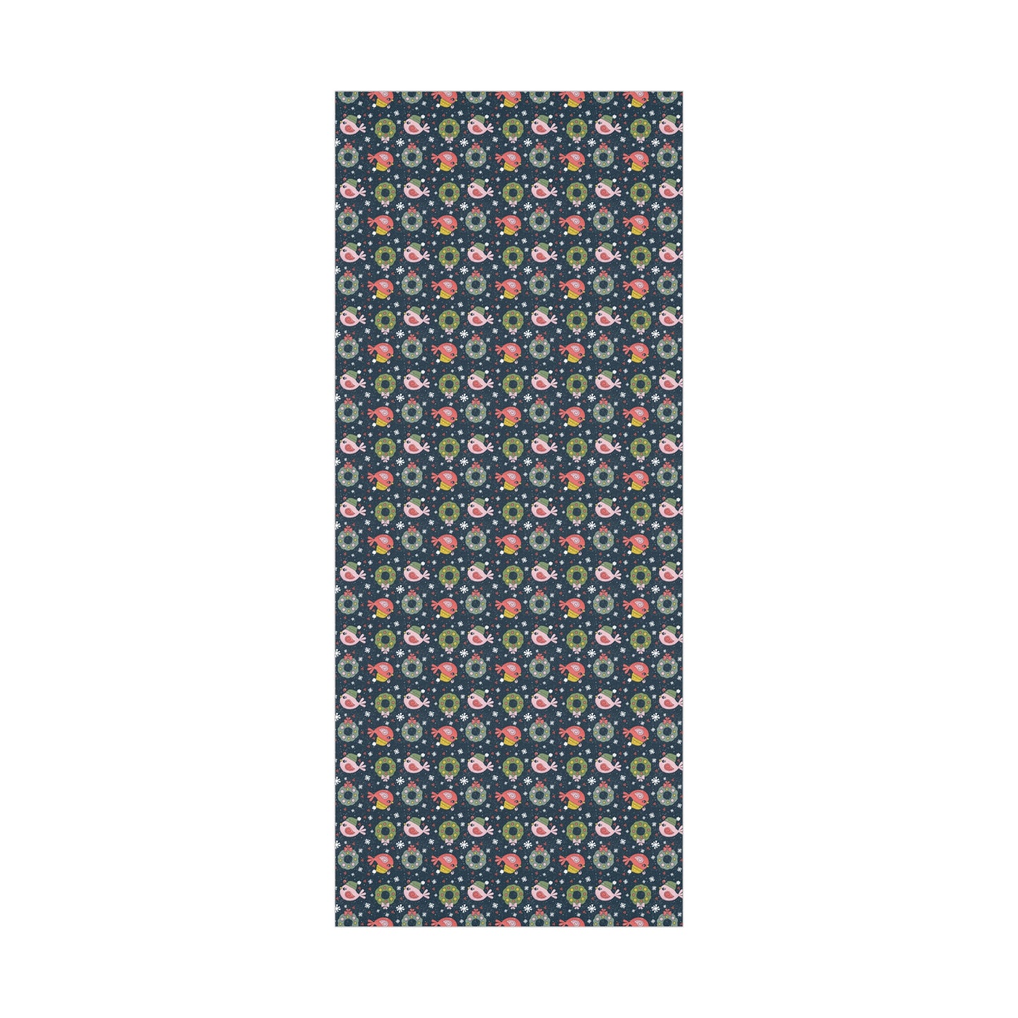 Winter Bird in Knit Cap Wrapping Paper