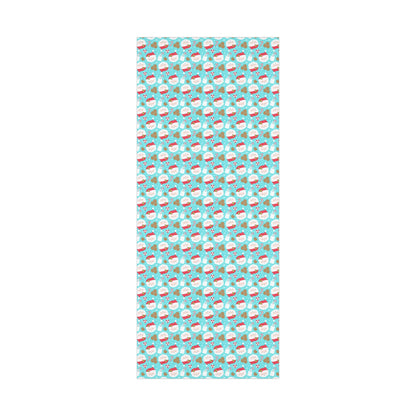 Santa Cookies & Milk Christmas Wrapping Paper