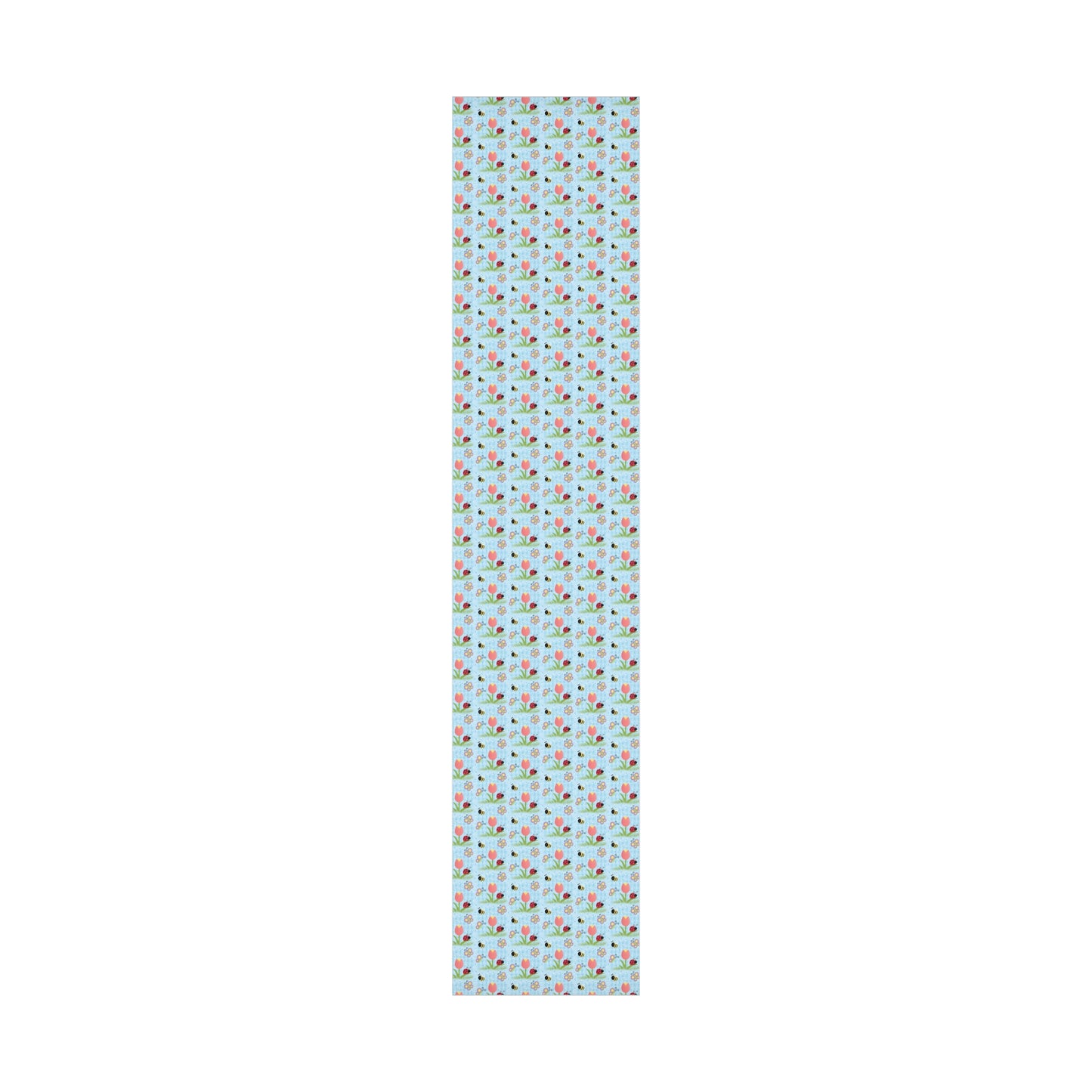 Spring Tulip, Bumble Bee & Butterfly Wrapping Paper