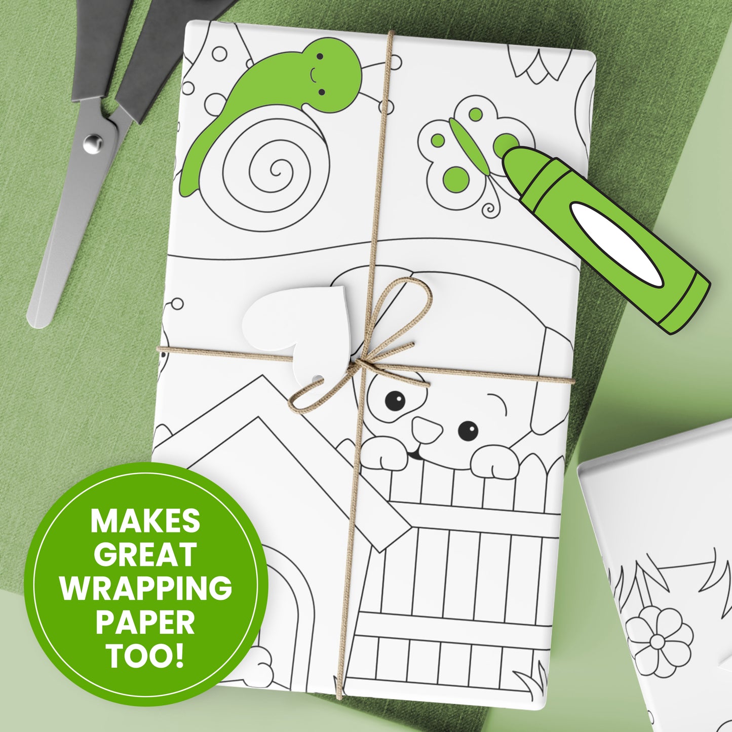 Group Coloring Poster, Lovable Backyard Pets
