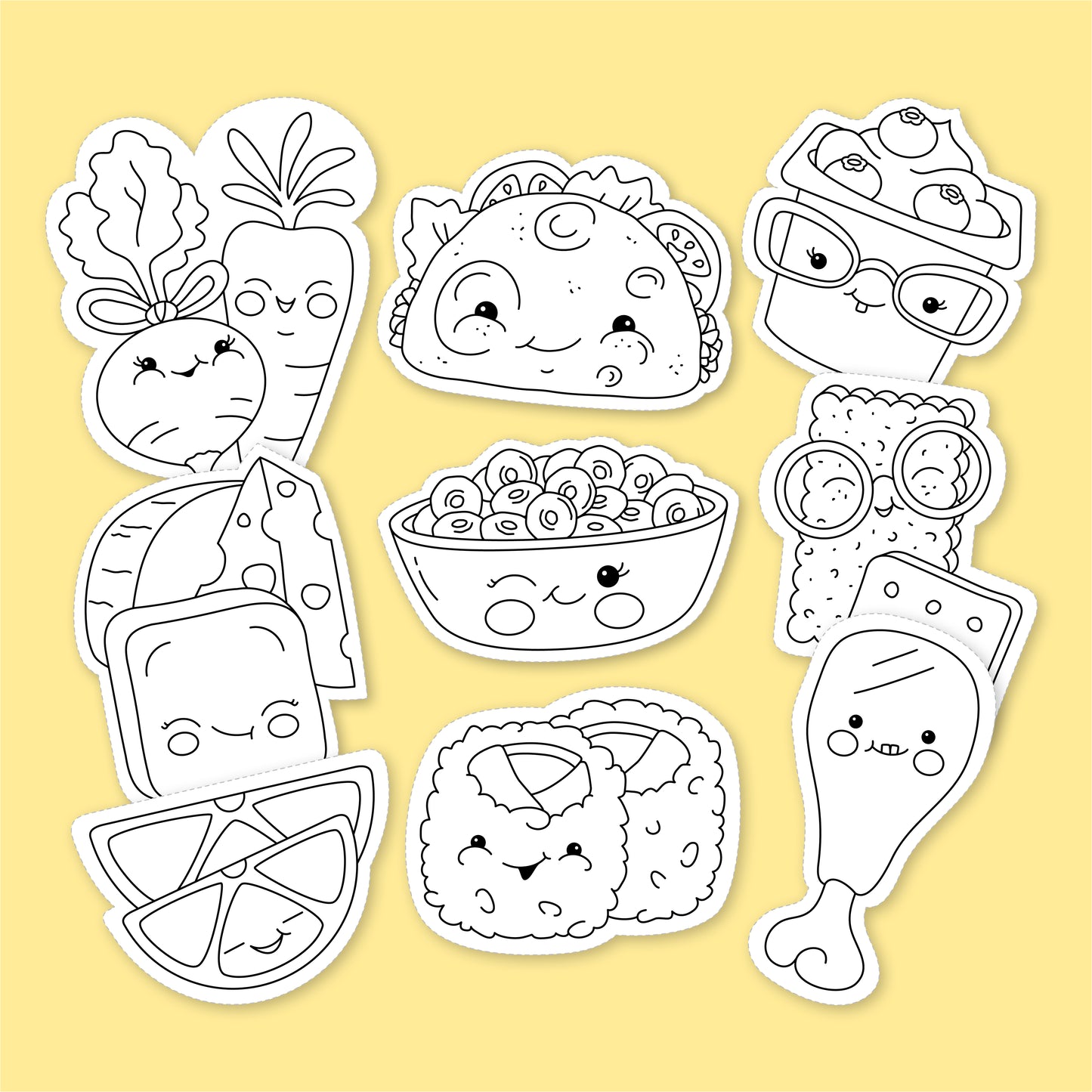 Printable Build a Lunchbox Craft and Game for Kids