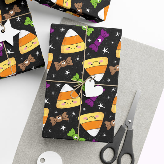 Halloween Candy Corn Wrapping Paper