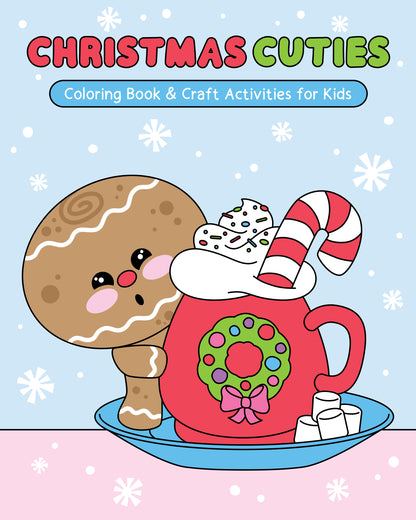 Christmas Cuties Coloring Book & Craft Activities