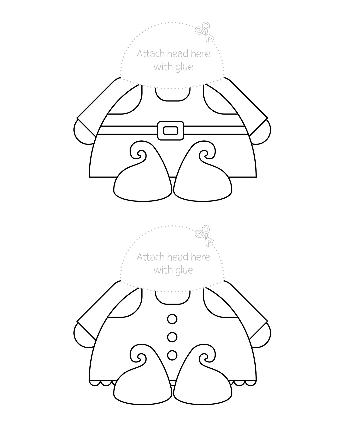 Christmas Cuties Coloring Book & Craft Activities