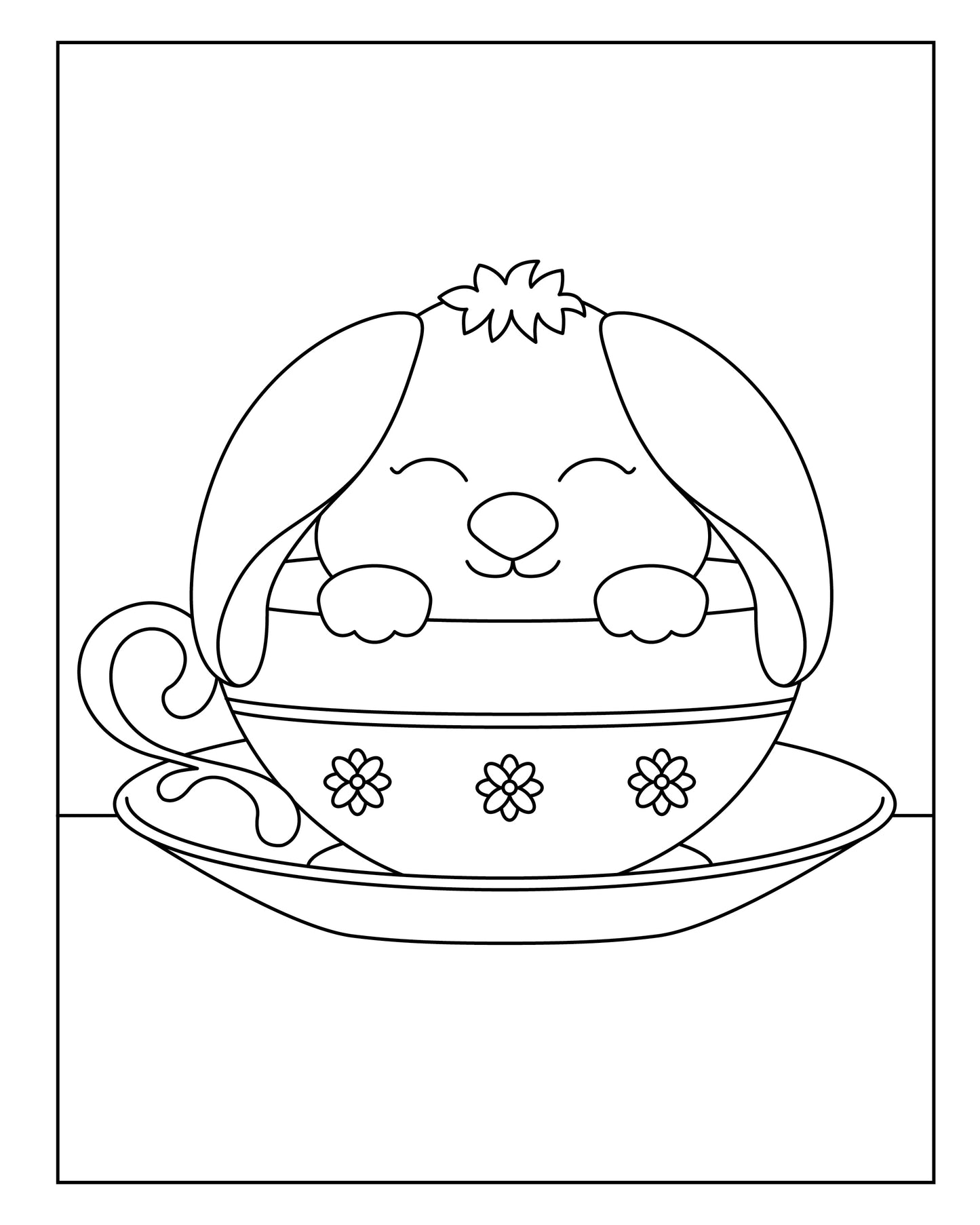 Cute Critters Coloring Book & Board Game