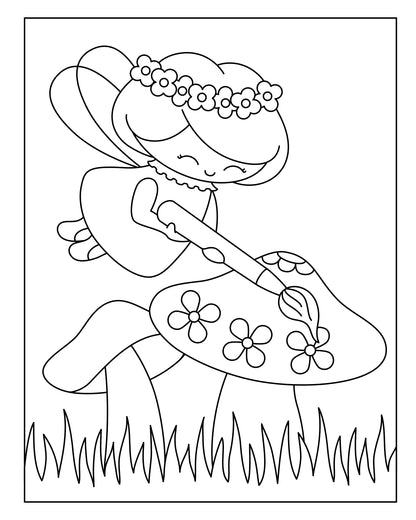 Cute Critters Coloring Book & Board Game