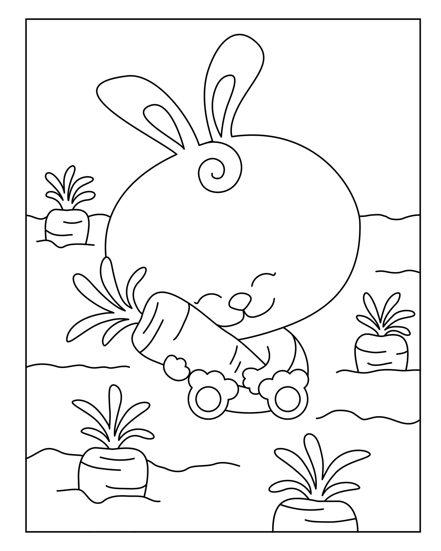 Cute Critters Coloring Book & Board Game