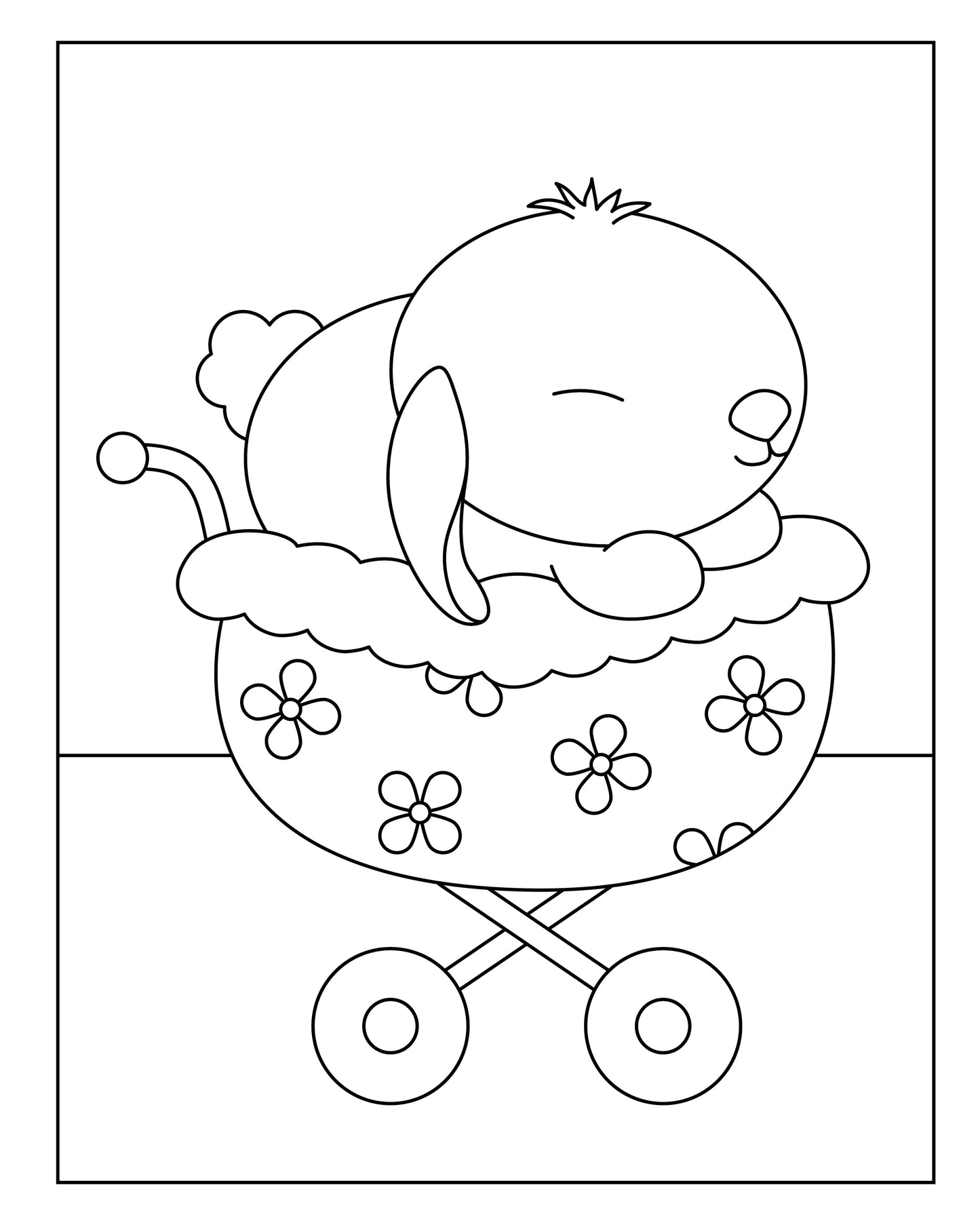 Cute Critters Coloring Book & Board Game