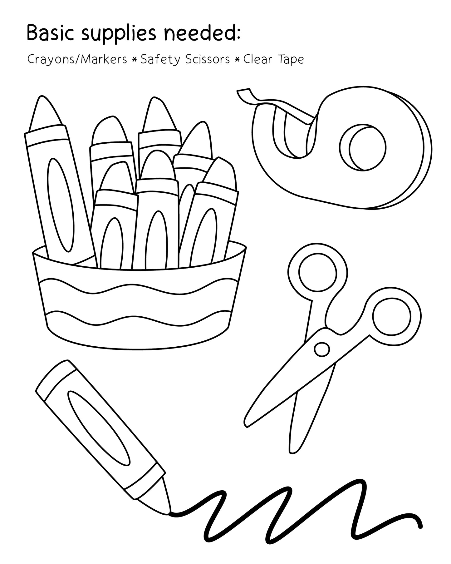 Cute Critters Coloring Book & Board Game