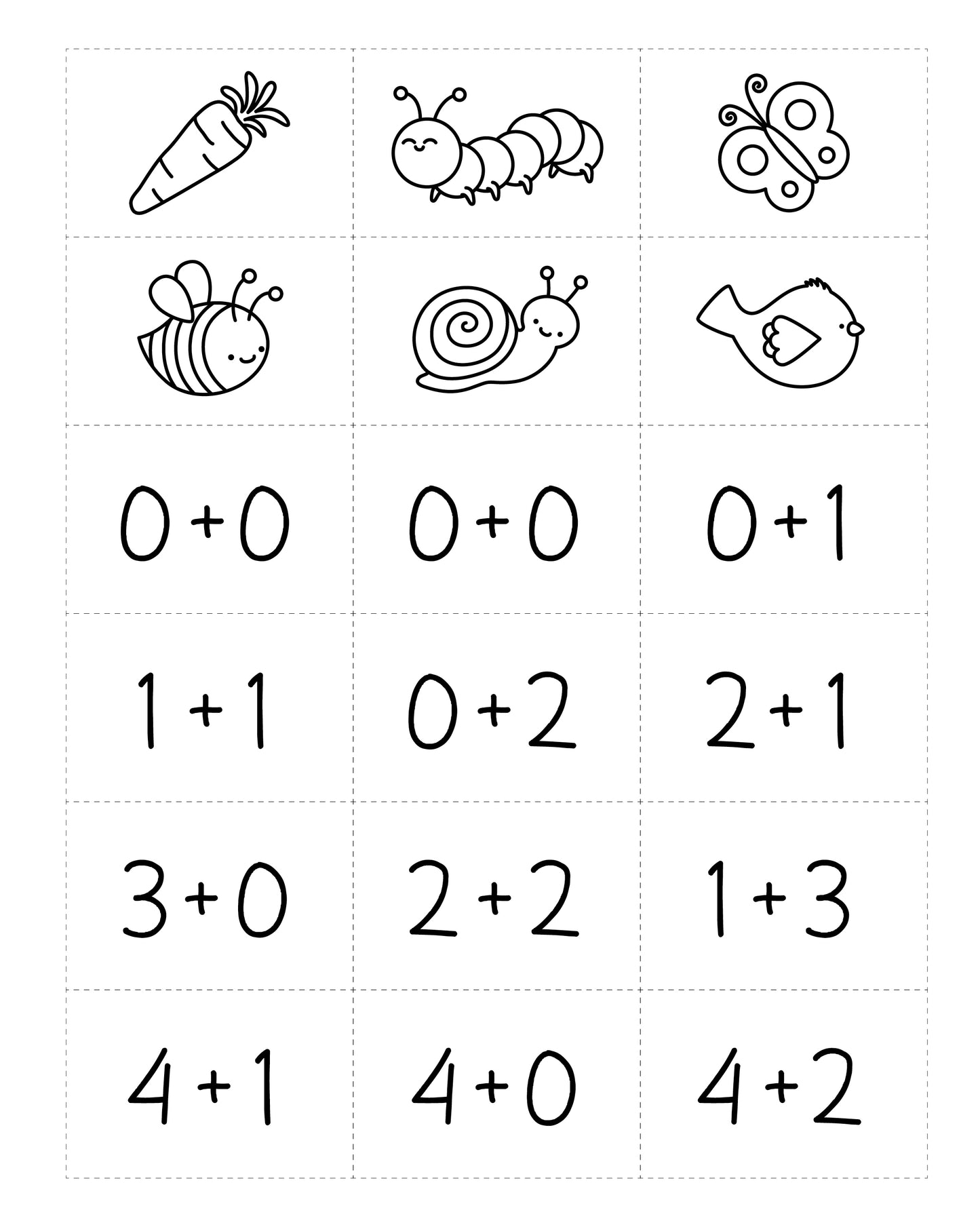 Cute Critters Coloring Book & Board Game