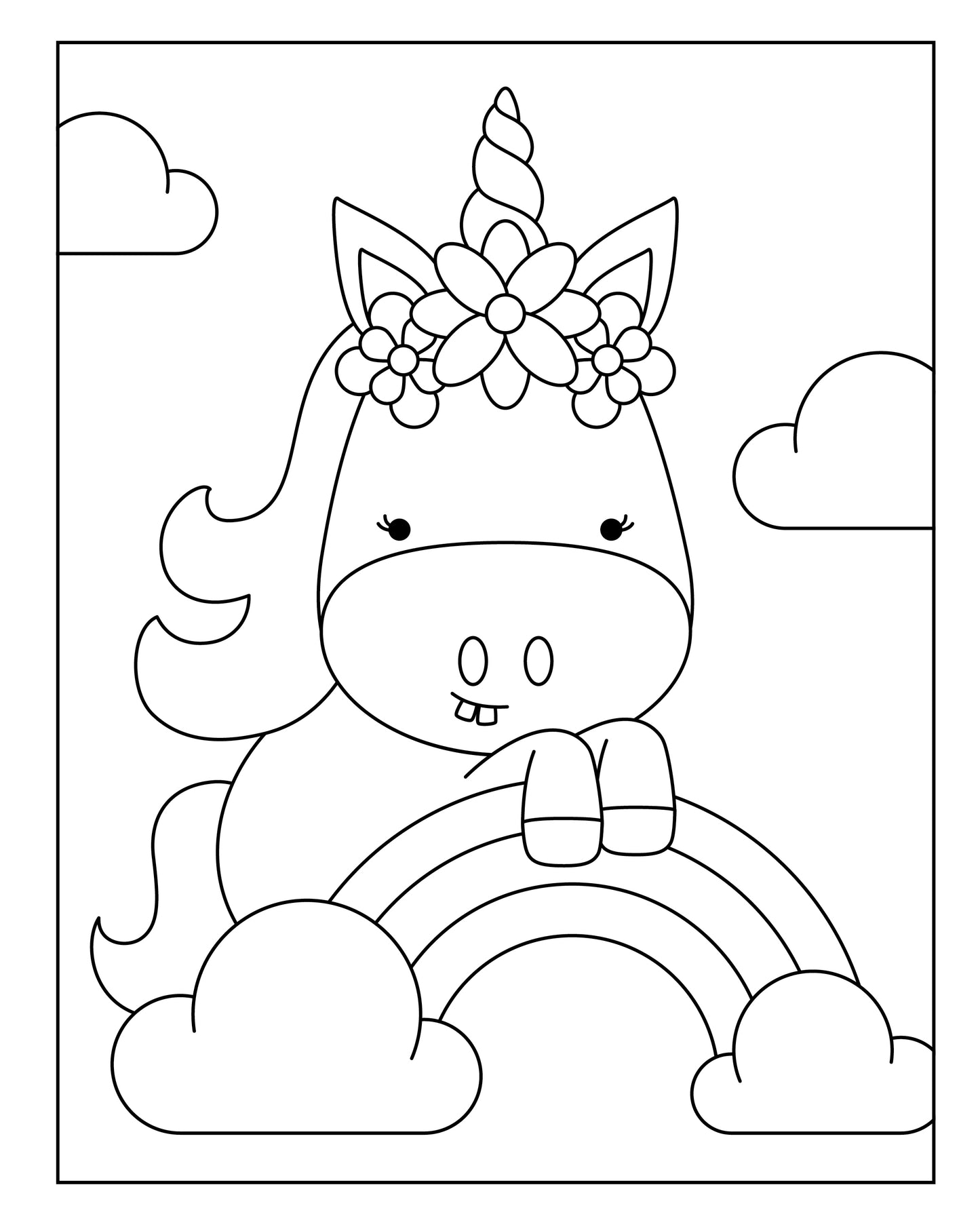 Cute Critters Coloring Book & Board Game