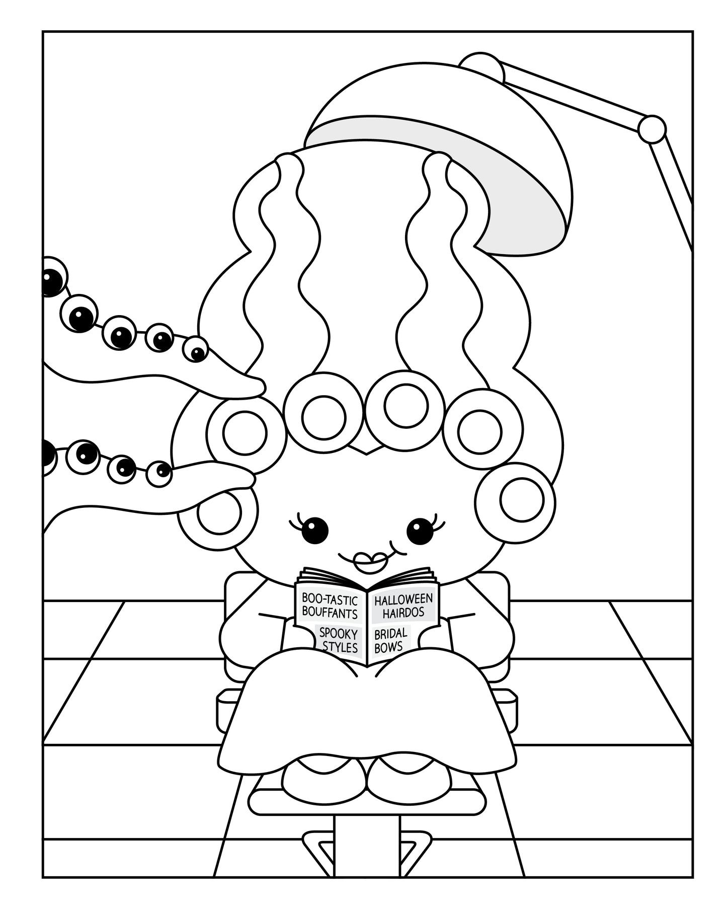 Halloween Monster Mania Coloring Book & Mask Making
