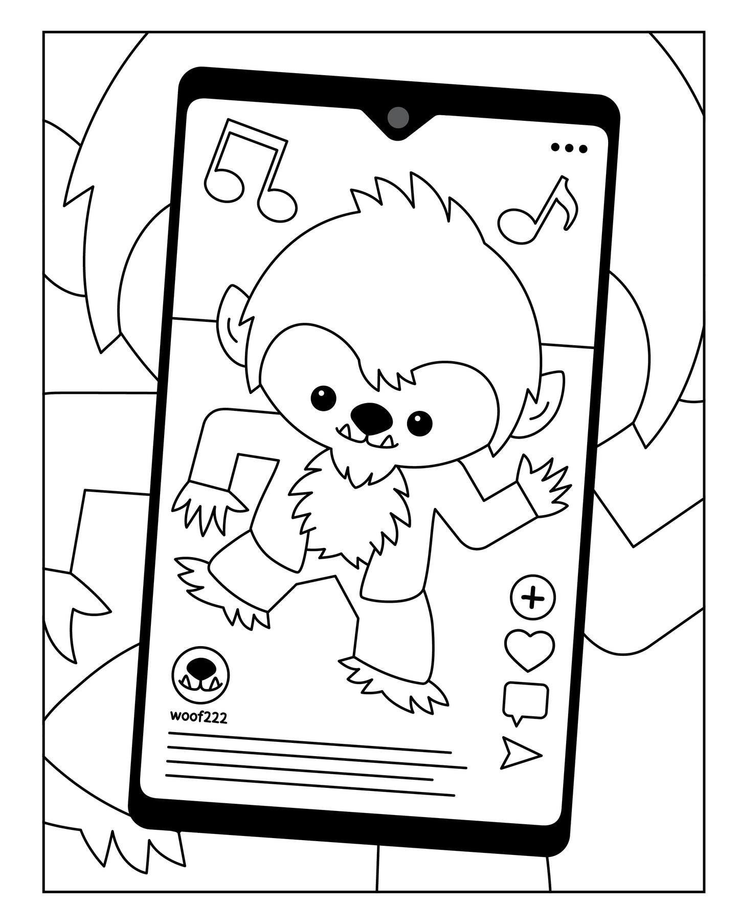 Halloween Monster Mania Coloring Book & Mask Making