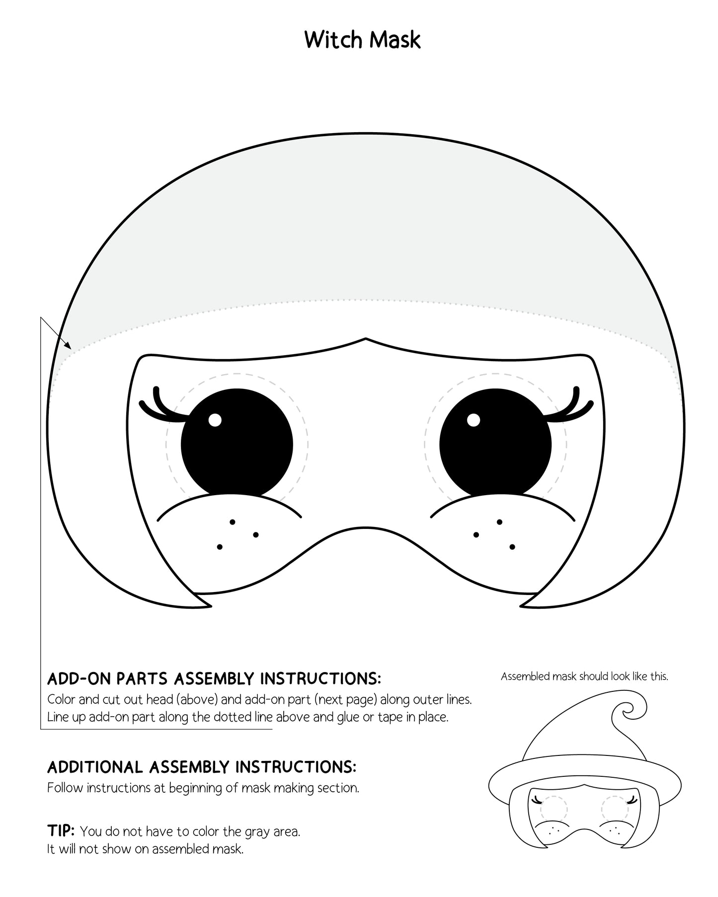Halloween Monster Mania Coloring Book & Mask Making
