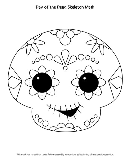 Halloween Monster Mania Coloring Book & Mask Making