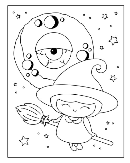 Halloween Monster Mania Coloring Book & Mask Making