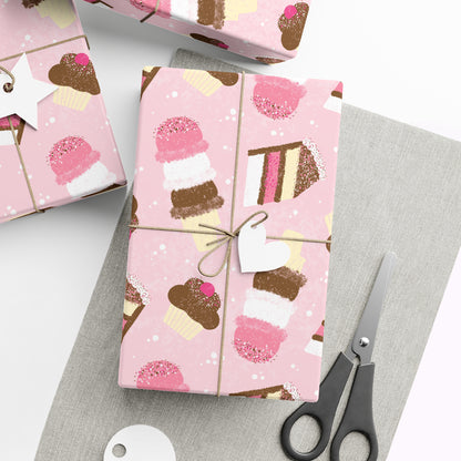 Neapolitan Treats Birthday Wrapping Paper