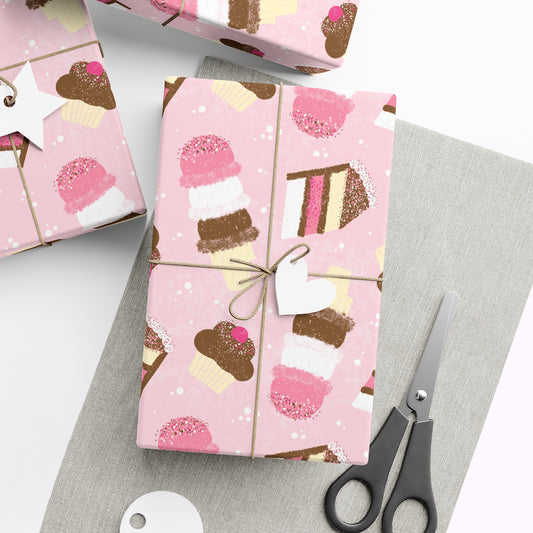 Neapolitan Treats Birthday Wrapping Paper