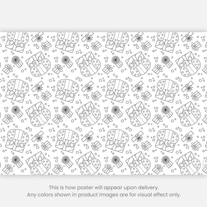 Color-It-Yourself Wrapping Paper, Spotted Elephant Toy